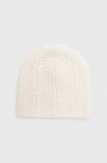 Вовняна шапка Answear Lab колір бежевий з товстого трикотажу вовна (3622826)
