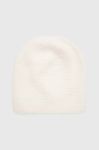 Вовняна шапка Answear Lab колір білий вовна