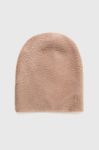 Шапка з вовною Answear Lab колір бежевий з товстого трикотажу (3654262)