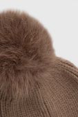 Шапка Answear Lab колір бежевий з товстого трикотажу (3657982)