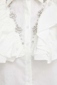Бавовняна сорочка Answear Lab жіноча колір білий regular класичний комір (3277883)
