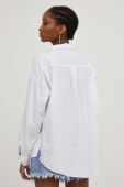 Бавовняна сорочка Answear Lab жіноча колір білий regular класичний комір (3298192)