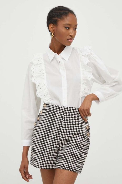 Бавовняна сорочка Answear Lab жіноча колір білий regular класичний комір (3317566)