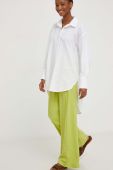 Бавовняна сорочка Answear Lab жіноча колір білий relaxed класичний комір (3336425)