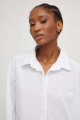 Бавовняна сорочка Answear Lab жіноча колір білий relaxed класичний комір (3336425)
