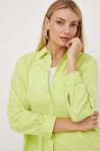 Бавовняна сорочка Answear Lab жіноча колір зелений relaxed класичний комір (3360989)