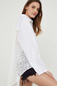 Бавовняна сорочка Answear Lab жіноча колір білий relaxed класичний комір (3374007)