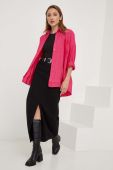 Сорочка Answear Lab жіноча колір рожевий relaxed класичний комір (3395749)