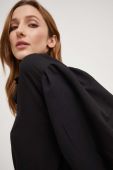Сорочка Answear Lab X Лімітована колекція NO SHAME жіноча колір чорний relaxed класичний комір (3395756)
