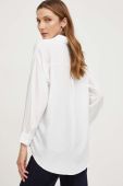 Сорочка Answear Lab жіноча колір білий relaxed класичний комір (3398716)