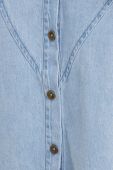 Джинсова сорочка Answear Lab жіноча regular класичний комір колір блакитний (3398725)