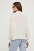 Сорочка Answear Lab жіноча колір бежевий relaxed зі стійкою