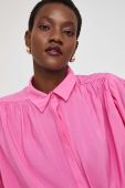 Сорочка Answear Lab X Лімітована колекція NO SHAME жіноча колір рожевий relaxed класичний комір (3535130)
