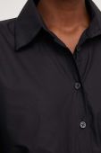 Бавовняна сорочка Answear Lab X Лімітована колекція NO SHAME жіноча колір чорний relaxed класичний комір