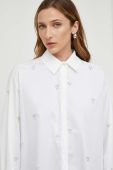 Бавовняна сорочка Answear Lab жіноча колір білий relaxed класичний комір (3548361)