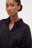 Сорочка Answear Lab жіноча колір чорний relaxed класичний комір (3651950)