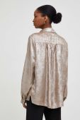 Сорочка Answear Lab жіноча колір золотий regular класичний комір