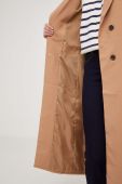 Пальто Answear Lab жіночий колір коричневий перехідний (3435422)