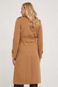 Вовняне пальто Answear Lab колір бежевий перехідне (3530157)