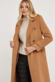 Вовняне пальто Answear Lab колір бежевий перехідне (3530157)