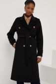 Вовняне пальто Answear Lab колір чорний перехідний (3530160)