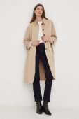 Пальто Answear Lab жіночий колір бежевий перехідний oversize (3435430)