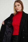Пальто Answear Lab жіночий колір чорний перехідний (3560716)