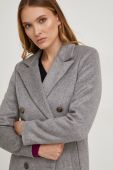 Пальто з вовною Answear Lab колір сірий перехідний двобортний (3589121)
