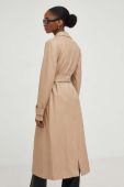 Пальто Answear Lab жіночий колір бежевий перехідний без застібки (3572786)
