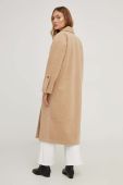 Пальто Answear Lab жіночий колір бежевий перехідний двобортний (3651968)