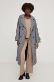 Пальто Answear Lab жіночий колір чорний перехідний двобортний (3615473)