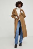 Пальто Answear Lab жіночий колір бежевий перехідний (3626723)