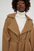 Пальто Answear Lab жіночий колір бежевий перехідний (3626723)