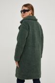 Пальто Answear Lab жіночий колір зелений перехідний oversize