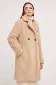 Пальто Answear Lab жіночий колір бежевий перехідний oversize (3633817)
