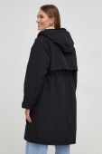 Парка Answear Lab Waterprof жіноча колір чорний перехідна