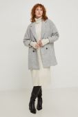 Пальто з вовною Answear Lab колір сірий перехідний oversize (3630786)