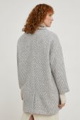 Пальто з вовною Answear Lab колір сірий перехідний oversize (3630786)