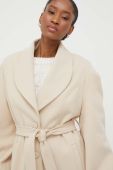 Пальто Answear Lab жіночий колір бежевий перехідний (3648830)