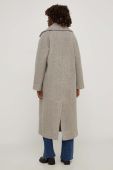 Пальто Answear Lab жіночий колір бежевий перехідний двобортний (3622841)