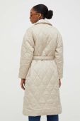 Пальто Answear Lab жіночий колір бежевий перехідний двобортний (3651977)