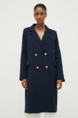 Пальто Answear Lab жіночий колір синій перехідний двобортний (3651980)