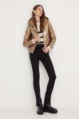 Куртка Answear Lab жіноча колір золотий перехідна (3435438)