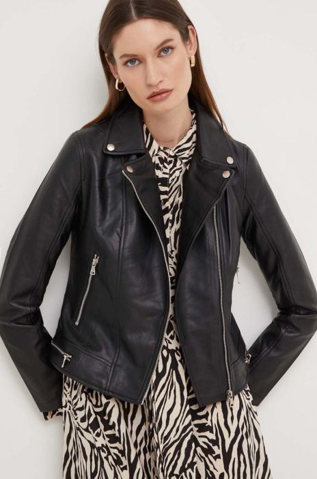 Куртка Answear Lab жіноча колір чорний перехідна (3435454)