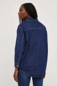 Джинсова куртка Answear Lab жіноча колір синій перехідна