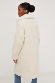 Пальто Answear Lab жіночий колір бежевий перехідна