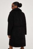 Пальто Answear Lab жіночий колір чорний перехідна