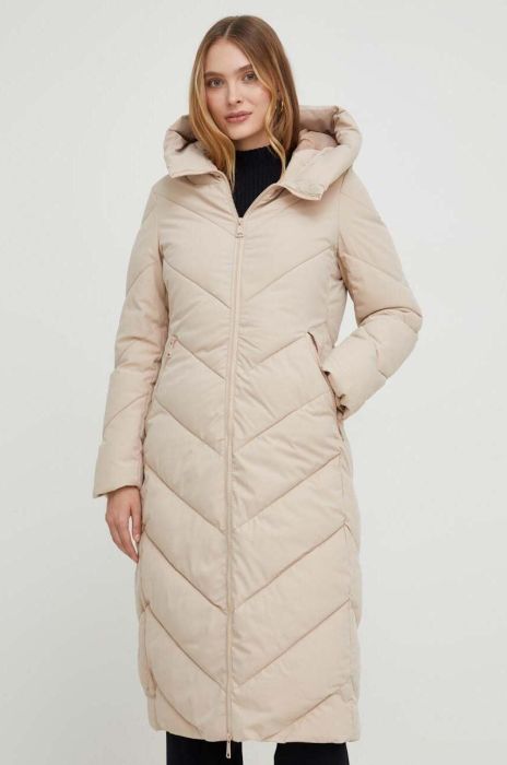 Куртка Answear Lab жіноча колір бежевий перехідна (3589206)