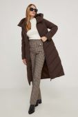 Куртка Answear Lab жіноча колір коричневий перехідна (3589216)