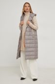 Пухова безрукавка Answear Lab жіночий колір бежевий перехідний (3630818)